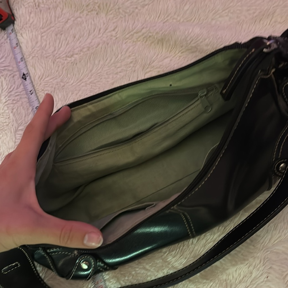 Y2K Faux-Leather SHOULDER BAG BLACK - Picture 10 of 13